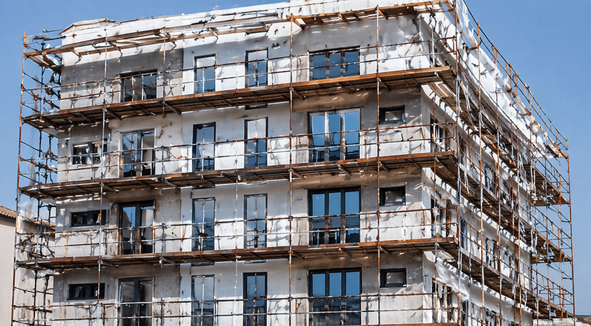 Mejora energética en fachada de edificios de Bizkaia